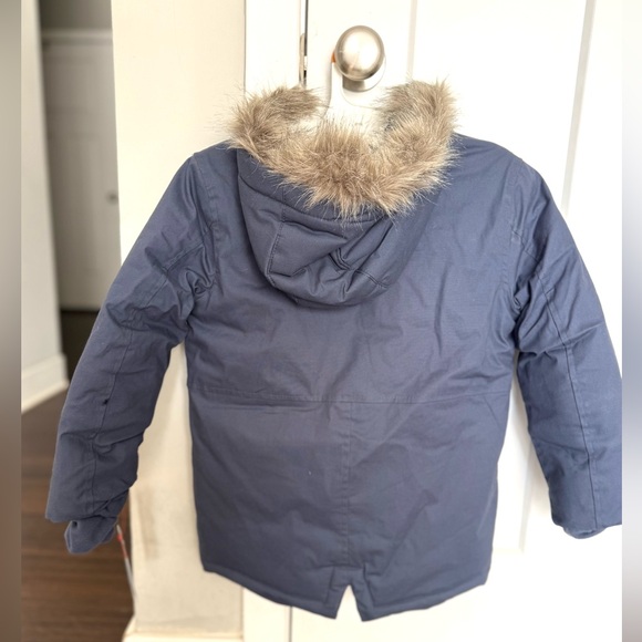 BRAND NEW Boys Heavyweight Parka Jacket Cat &Jack Navy Blue - Picture 4 of 4
